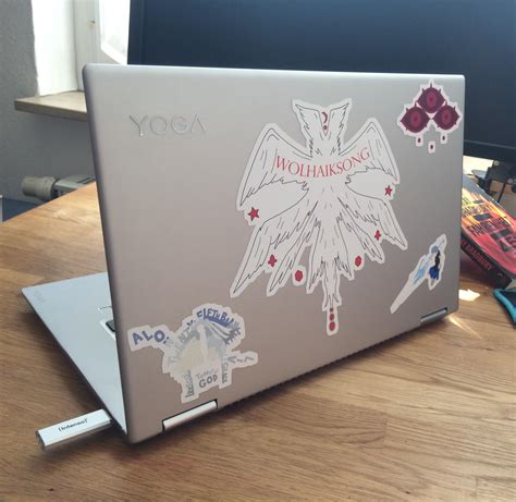 I heard you guys like stickers? Thats my uni-laptop. I always wanted to ...