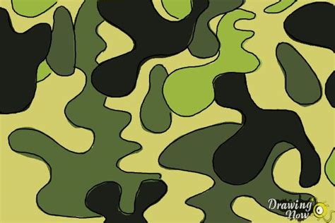 How to Draw Camo - DrawingNow