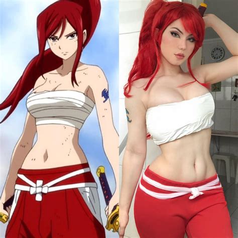 Erza from Fairy Tail cosplay by Maria Fernanda Galvao : r/pics