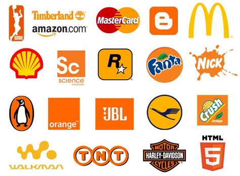 Top 20 famous logos designed in Orange | Famous logos, Logo design, Photoshop tutorial design