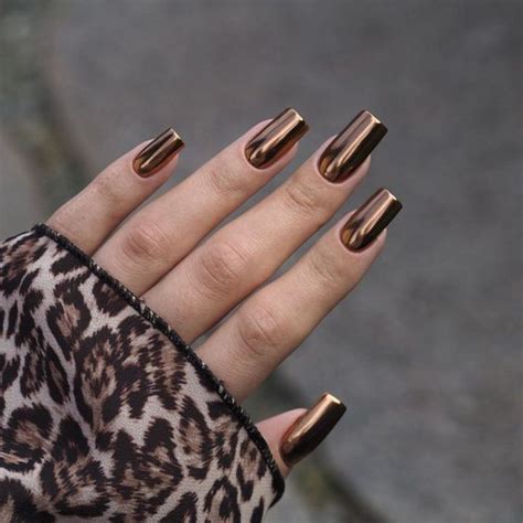 17 Trendy Chrome Nail Ideas for Fall 2023 - thepinkgoose.com