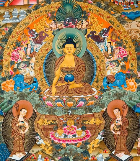 Life of Buddha Master Thangka | Buddhist artwork, Thangka painting, Buddhist art