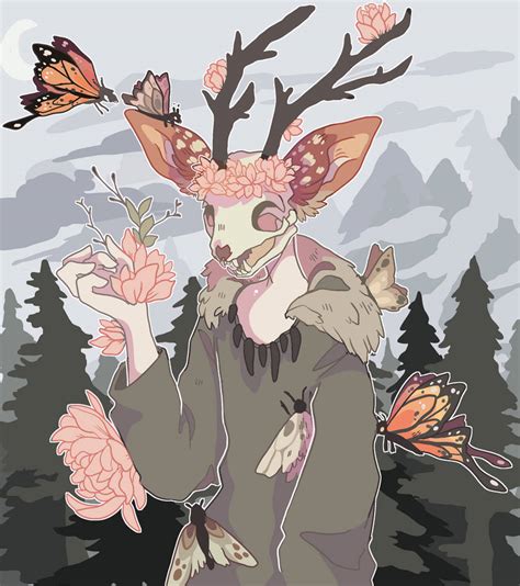 cute fawn/wendigo design by wqlf on DeviantArt