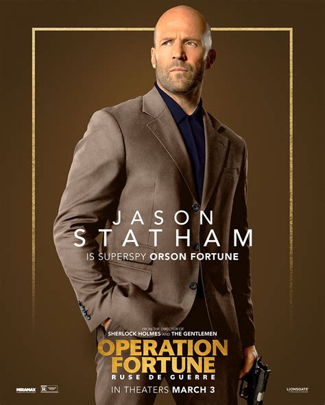 'Operation Fortune' Posters: Jason Statham & Aubrey Plaza Dress to Impress