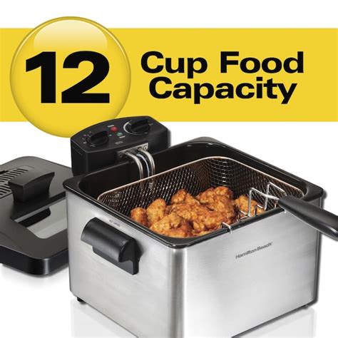 Hamilton Beach 3-Quart Deep Fryer in the Deep Fryers department at Lowes.com