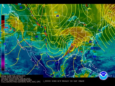 Weather Map With Isobars