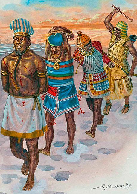 The first Egyptian Campaign, 1207 BC ~ art by Giuseppe Rava (With ...