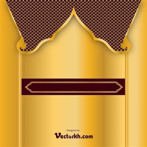 kbach a study of khmer ornament Kbach Khmer Frame Border Free vector ~ vectorkh | Backdrop frame ...