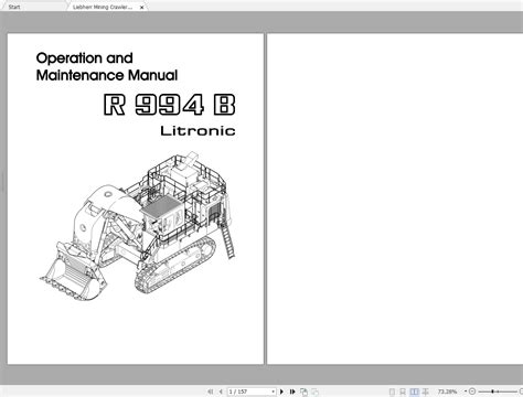 Liebherr Mining Excavator Updated 03.2020 Operating Manual PDF