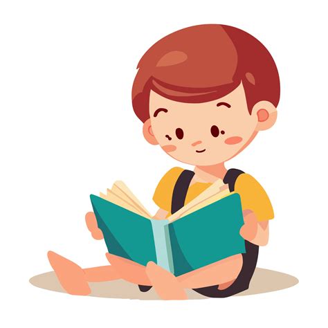 Clipart Children Reading