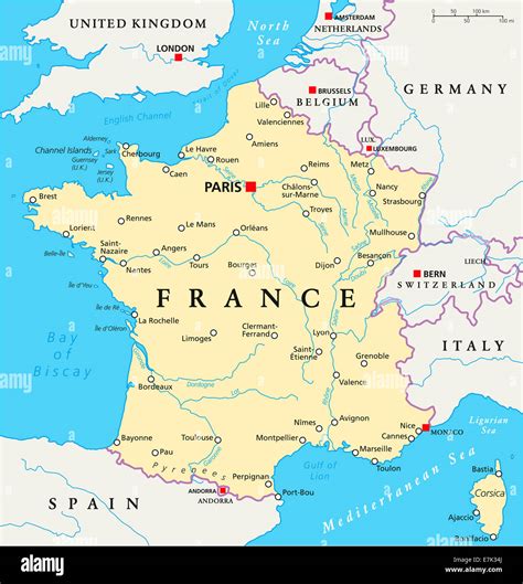 France Map High Resolution Stock Photography and Images - Alamy