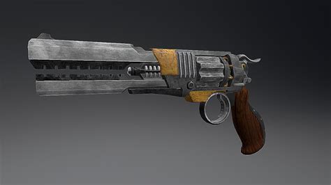 Sci Fi Revolver - Download Free 3D model by Z Axis Tech (@vonchickenbootz) [34df36b] - Sketchfab