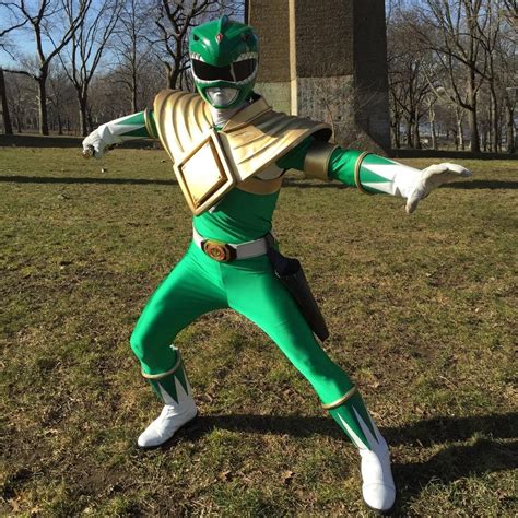 MMPR GREEN RANGER Cosplay Costume ANIKI SUIT Power Rangers | #1812460755