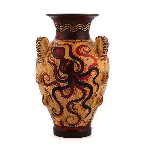 Ancient Minoan Amphora Marine Style - GreekArt