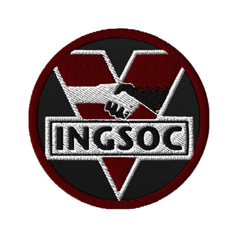 INGSOC 1984 Embroidered Patch Retro Fashion Accessory for Denim ...