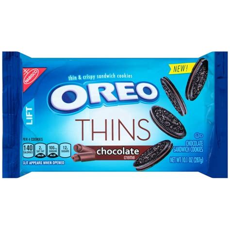 Nabisco Oreo Thins Chocolate Creme Sandwich Cookies, 10.1 Oz. - Walmart ...