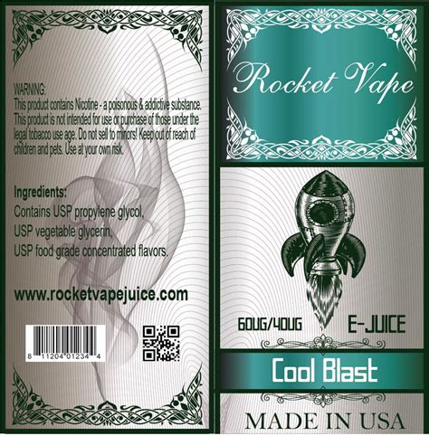 Entry #14 by cvijayanand2009 for Vape Juice LABEL Graphic Design | Freelancer