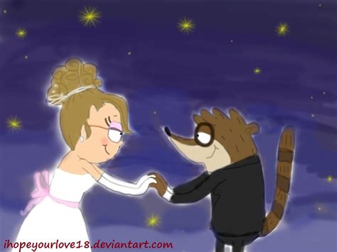 Happy ending_Rigby and Eileen by IHopeYourLove18 on DeviantArt