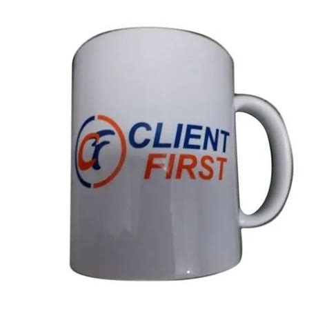 White Logo Printed Coffee Mugs, For Promotional at Rs 70/piece in Lucknow