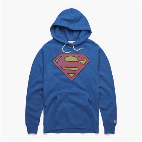 Superman Logo Hoodie | Retro DC Comic Movie Hoodie – HOMAGE