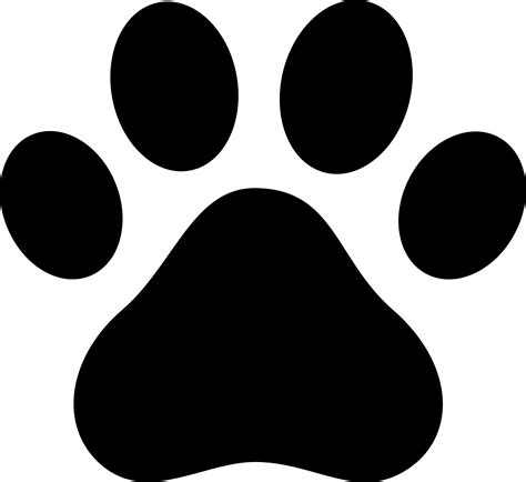 Cat Paw Print Stencil - ClipArt Best