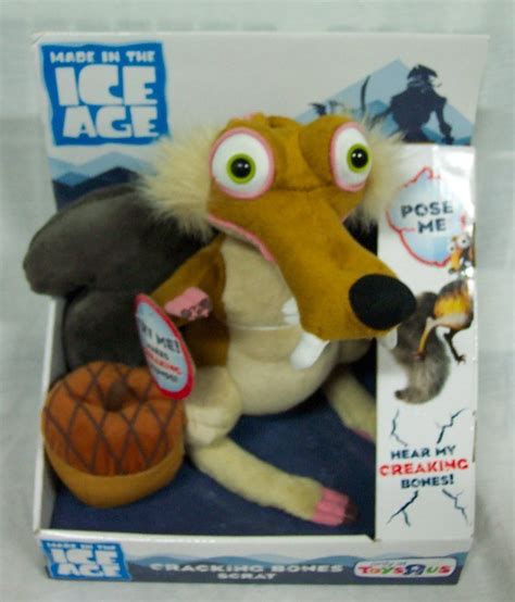 Ice Age CRACKING BONES SCRAT W/ ACORN 9" Plush STUFFED ANIMAL Toy NEW | eBay