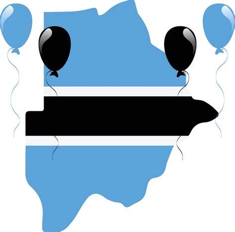 Botswana Map Flag 2223338 Vector Art at Vecteezy