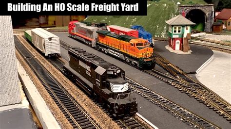 Building an HO Freight Yard on my Model Railroad - YouTube