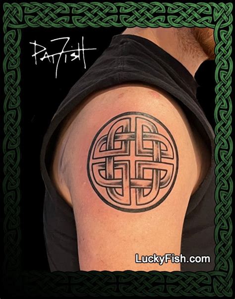 Protection Celtic Knot Tattoo Design — LuckyFish, Inc. and Tattoo Santa Barbara