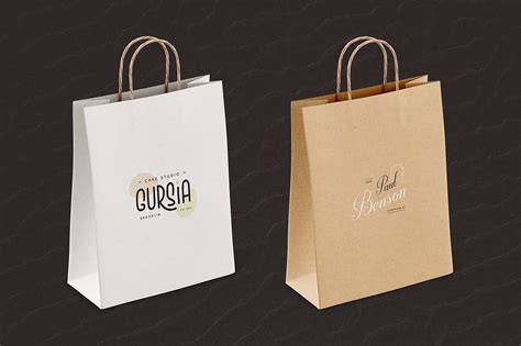 Free Paper Bag Mockup Set (PSD)