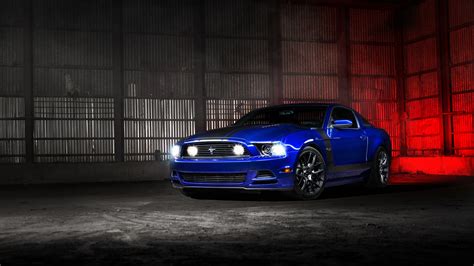 Ford Mustang Blue Wallpaper - HD Car Wallpapers #5626