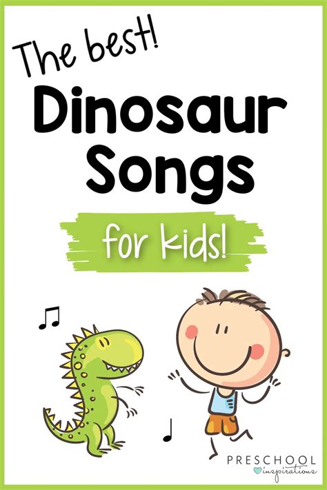 Dinosaur Songs for Kids - Preschool Inspirations