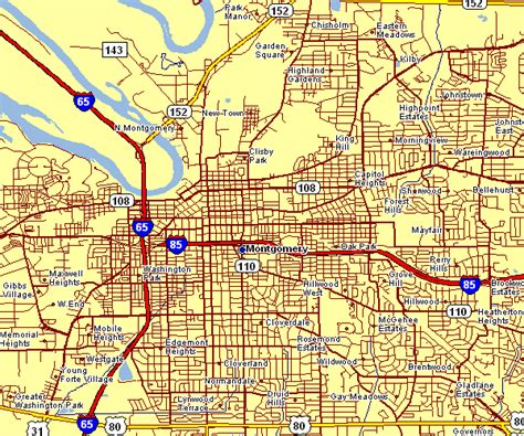 City Map of Montgomery