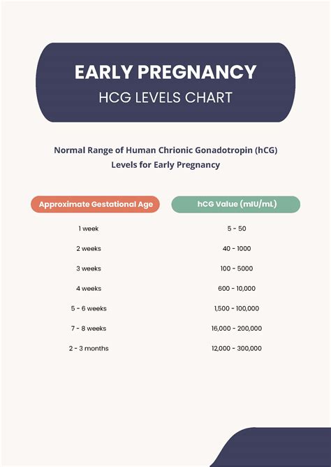 High HCG Levels Chart in PDF - Download | Template.net