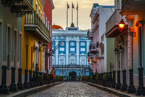 calles del viejo San Juan centro de la cultura de Puerto Rico Aruba ...