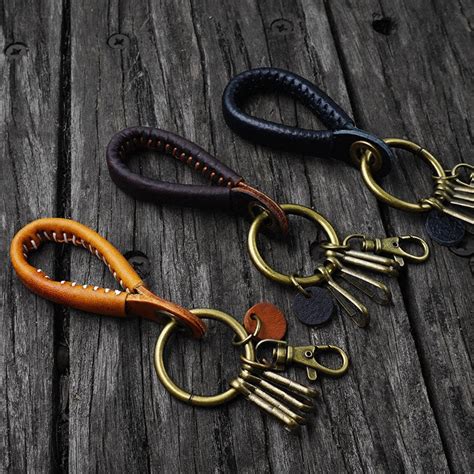 Handmade Biker Trucker Keychain Motorcycle Cool Minimalist Key Ring Ke – iChainWallets