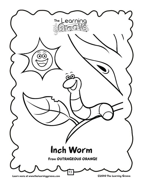 Inchworm Coloring Page at GetColorings.com | Free printable colorings pages to print and color