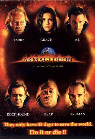 Armageddon Movie Poster (#6 of 9) - IMP Awards