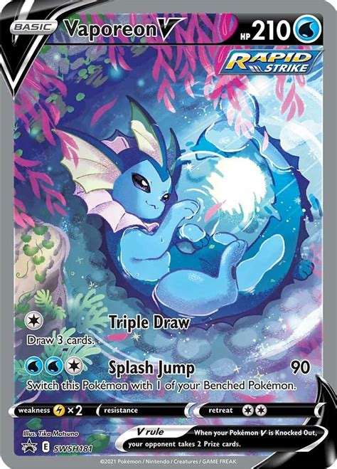 Vaporeon V - SWSH181 - SWSH: Sword & Shield Promo Cards - Pokemon