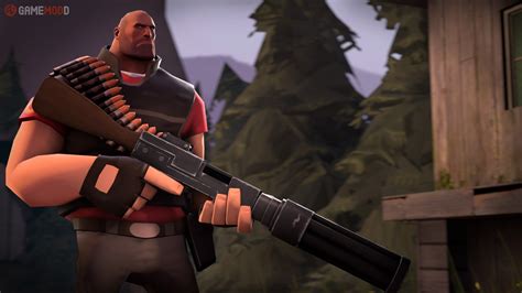 Concept-Styled Minigun » TF2 - Skins Heavy Weapons Guy | GAMEMODD