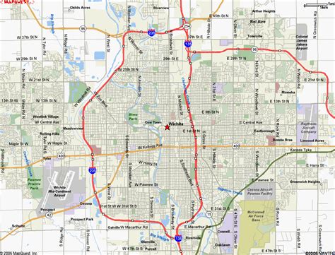 Map Of Wichita Ks | World Map 07