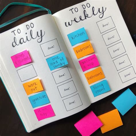 5 Ways to Use Sticky Notes in your Bullet Journal – Let's Live and Learn