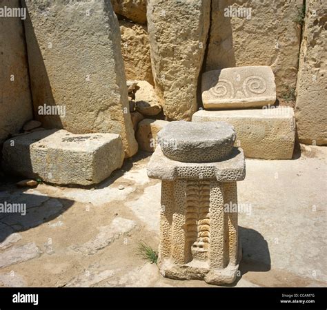 Ggantija Temples Gozo Malta Stock Photo - Alamy