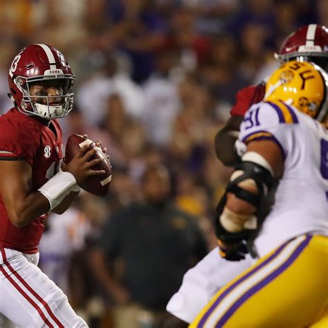 Tua Tagovailoa, Alabama Dominate No. 3 LSU 29-0 for Statement SEC Win | News, Scores, Highlights ...