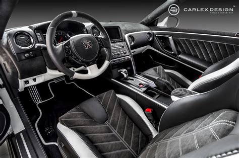 Nissan GT-R Interior Wrapped in Godzilla Leather - autoevolution