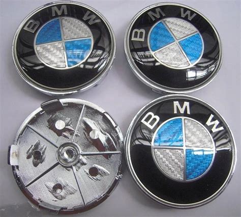 Buy 4 Carbon Fiber Bmw Chrome Center Caps M Tech Sport Wheel Caps 68mm Blue & White in Hong Kong ...