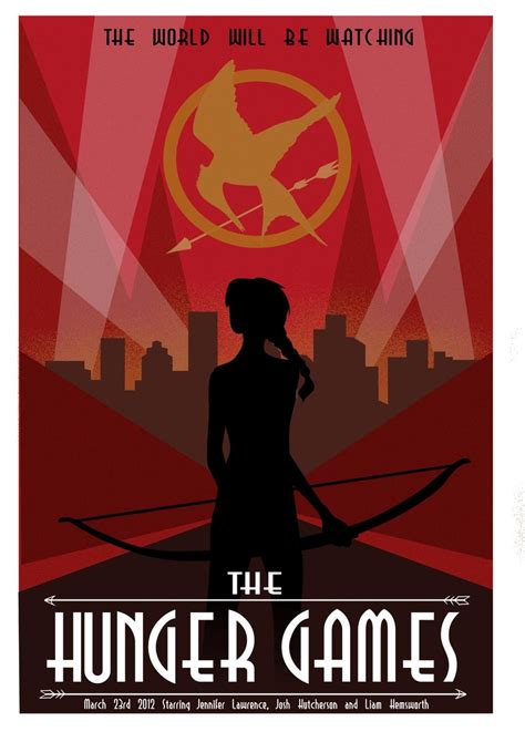 The Hunger Games- Art Deco Vector Concept Poster by Ladybug-17 on DeviantArt | 헝거게임, 포스터, 포스터 디자인