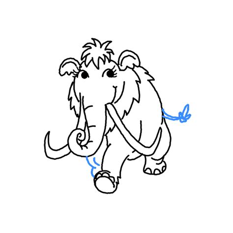 How to Draw a Mammoth - Step by Step Easy Drawing Guides - Drawing Howtos