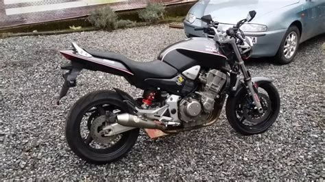 Honda cb 919 Hornet leovince gp exhaust,custom paint job - YouTube