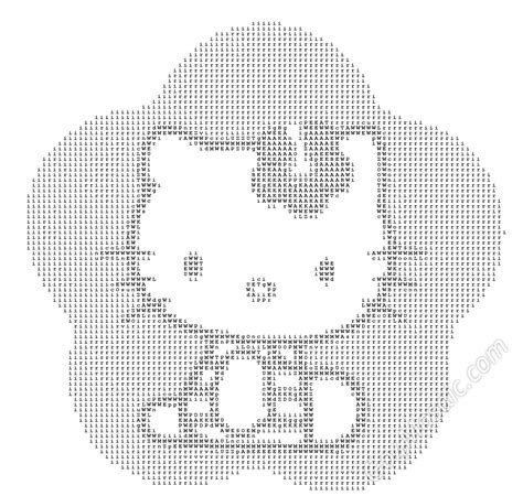 Go4mosaic Blog | Hello Kitty ASCII Art